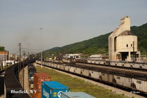 노퍽 서던 철도(Norfolk Southern Railway)의 블루필드 역(Bluefield Yard)