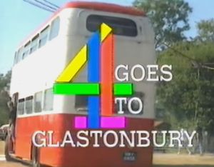 1994년 최초의 생중계 TV 방송인 "4 Goes to Glastonbury"