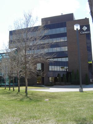 세계 최대 상장 우라늄 회사인 카메코(Cameco) 본사.