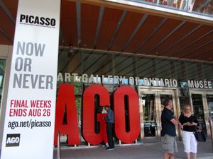 2012년 피카소: 파리 피카소 미술관 명작 전시회 광고