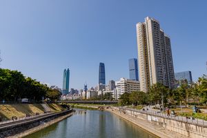 삼천하(深圳河)의 지류인 부지 강(布吉河)