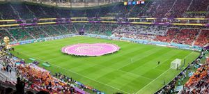 세네갈 대 네덜란드 경기에 앞선 경기장