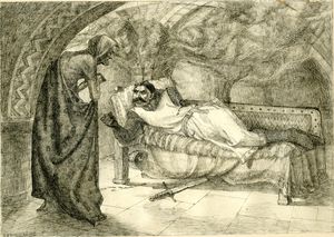 울리카와 프런트 드 뵈프, 내덜리얼 웨스트레이크(1857) 삽화