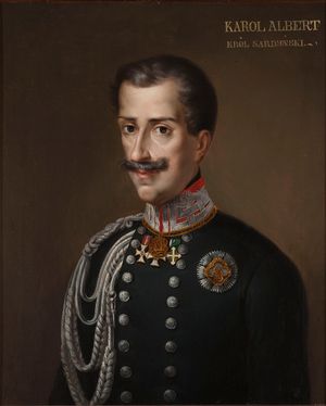 즉위 당시의 카를로 알베르토