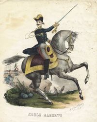 샤를은 교황의 영향 아래 통일 이탈리아 연방의 구상을 고수하기로 결정했다.