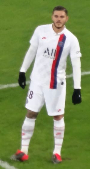 2020년 파리 생제르맹에서 뛰는 이카르디