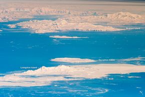 사우스셰틀랜드 제도와 남극반도, 2011년 우주비행사 촬영