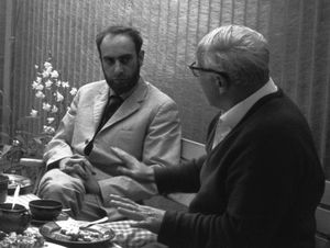 훈데르트바서 (왼쪽) 1965년