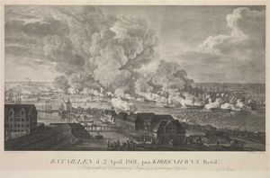 코펜하겐에서 바라본 전투 모습(정오경).