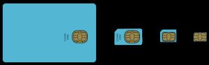 SIM 카드의 크기 구분