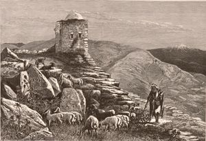 게리짐 산의 폐허 (1880년경)