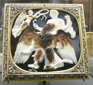 클라우디우스의 신격화를 묘사한 카메오, 서기 54년경