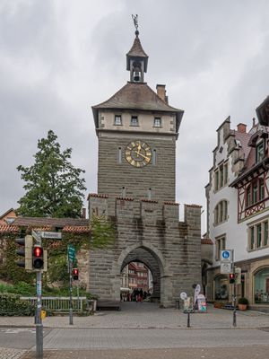 옛 도시 성벽의 일부인 슈네츠토르(Schnetztor)