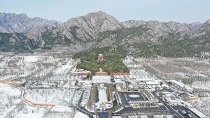정릉 설경
