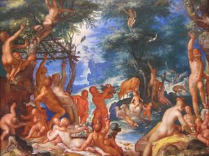 요아힘 뷔테바엘(Joachim Wtewael)의 황금시대, 1605년