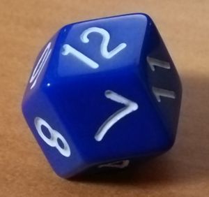 마름모십이면체 주사위