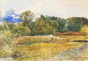 스타니스와프 마스워프스키(Stanisław Masłowski), 리비니시키의 가을 풍경(Pejzaż jesienny z Rybiniszek), 수채화, 1902