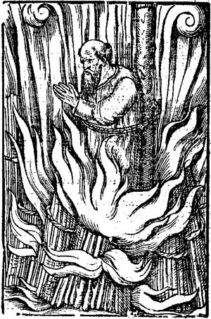 1440년 화형당하는 롤라드파 리처드 와이치