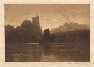 프랭크 쇼트(Frank Short), 썰물, 퍼트니 브리지(Putney Bridge), 1885년