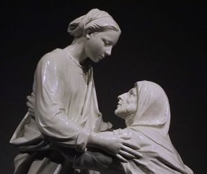 수태고지, 1445년, 피스토이아 산 조반니 푸오리치비타스 교회, 세부