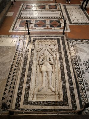 중세 시대 무덤들 (기사 비오르도 우베르티니의 무덤, 약 1358~1430년)