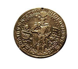 1486년 구덴그로셴(Guldengroschen)(앞면)