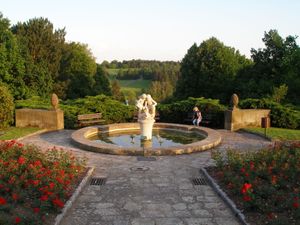 리디체 장미 정원 분수