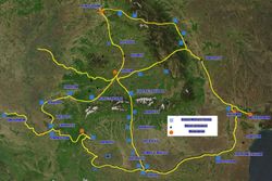 도나우 강을 따라 이어진 로마 도로.