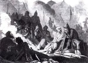 스뱌토슬라프의 전쟁 회의 by 보리스 초리코프