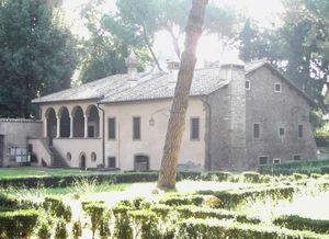 산 세바스티아노 문 인근 아피아 가도 옆에 있는 로마에 베사리온이 소유했던 집