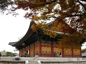 소혜왕후가 수빈 시절 거처했던 덕수궁 중화전