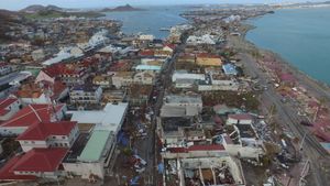 허리케인 어마의 영향을 심각하게 받은 2017년 마리고