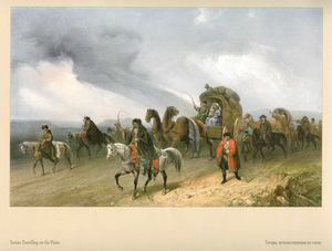 카를로 보소리의 "스텝을 여행하는 크림 타타르인들"