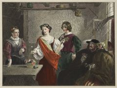 찰스 로버트 레슬리의 플로리젤과 페르디타 판화