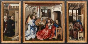 메로데 제단화(The Mérode Altarpiece), 로베르 캉팽(Robert Campin)과 그의 공방, 네덜란드 초기 회화(Early Netherlandish art), 1422년 이후