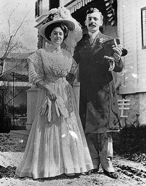 루이와 잔느의 결혼식 날, 1908년 5월