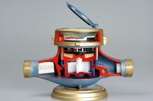 속도식 수량계의 내부 구조