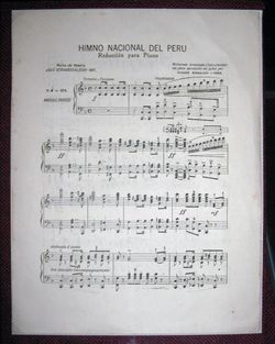 페루 국가 악보