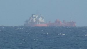 지평선 너머로 사라지는 배