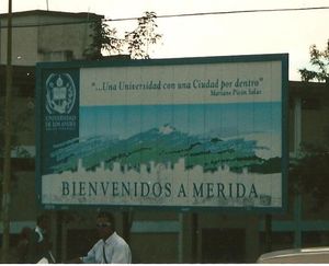 "'(메리다는) ...도시 안에 대학교가 있는 곳이다" 마리아노 피콘 살라스, 날짜 미상