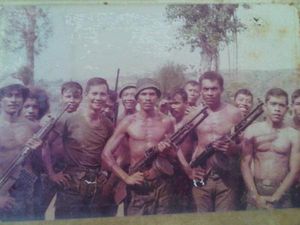 군인 시절의 프라보워 (동티모르 독립운동 진압)