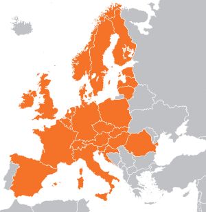 2022년 12월 기준 잘란도가 운영되는 국가