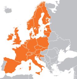 잘란도 서비스 제공 지역 (2022)