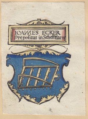 16세기 독일 문장에 묘사된 써레