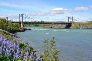 1945년 재건된 욜푸사 강 다리