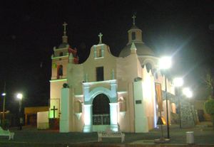 산 후안 틀라테우치 예배당의 정면