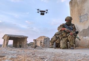 2020년 연안 타격 개념 시험을 돕는 제40 코만도 왕립 해병대