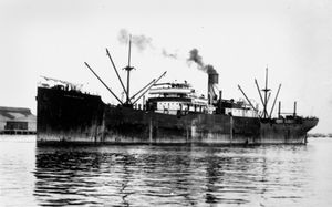 German submarine U-338}}에 격침된 SC-122 호송대의 화물선 킹 그리피스