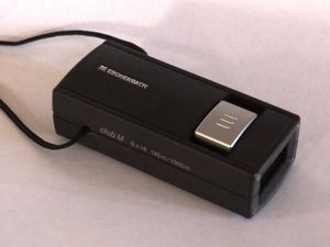 Eschenbach 6×16의 슬라이딩 초점 버튼