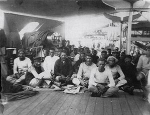 1897년 라이아테아의 포로로 잡힌 반군들